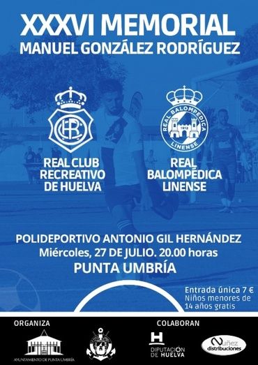 Recre y Balona se medirán en el Memorial Manuel González Rodríguez de Punta Umbría