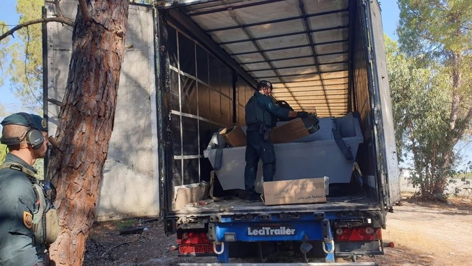 La operación antidroga en Huelva y Cádiz finaliza con 29 detenidos y cinco toneladas de hachís intervenidas
