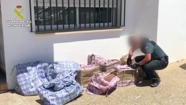 Detenido en Trigueros un varón con 250 kilos de hachís en su vehículo
