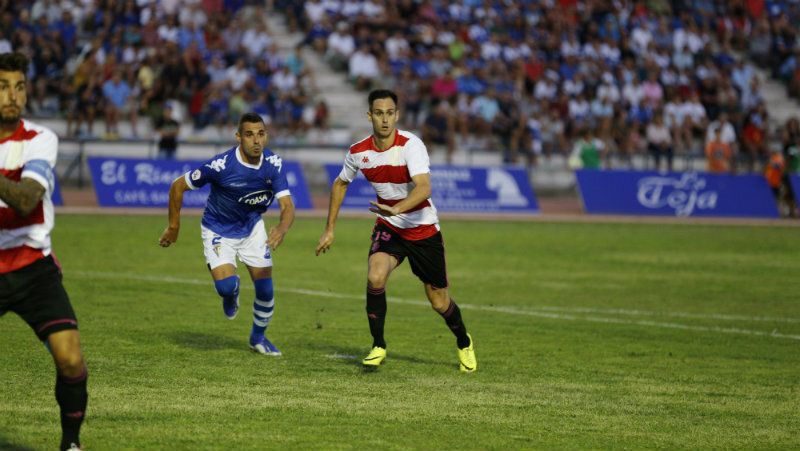 Rubén Cruz se marchó lesionado y Sergio Jiménez no jugará por sanción ante el Talavera