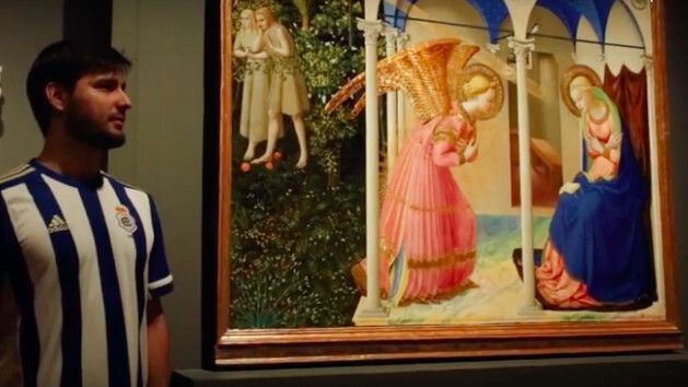 El Recre estrena ante el Talavera su equipación de homenaje al Museo del Prado