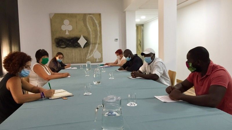 Diputación aborda con representantes de la Coordinadora Solución Asentamientos 'el problema humano' del chabolismo