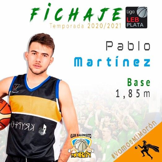 Pablo Martínez deja el Enrique Benítez y debutará con el CB Morón en la LEB Plata