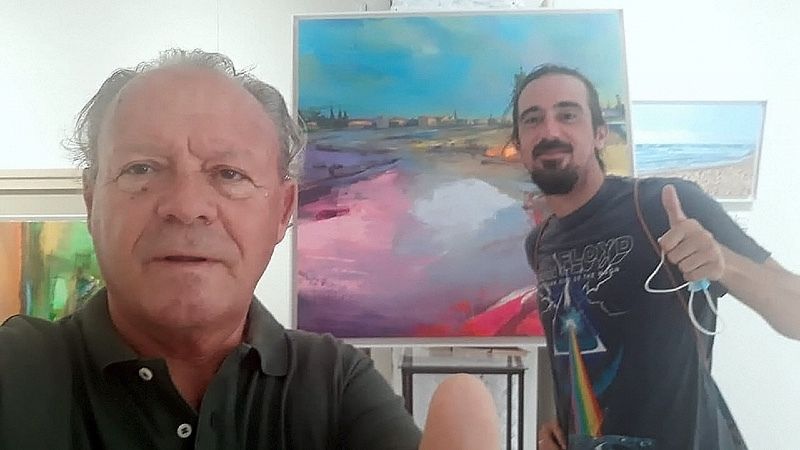 Andrés Moreno, pinceladas cargadas de color y simbolismo en Ayamonte