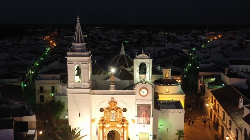 Almonte acoge un 'Rocío Chico' con cultos con aforo limitado, pantallas y megafonía por el Covid 