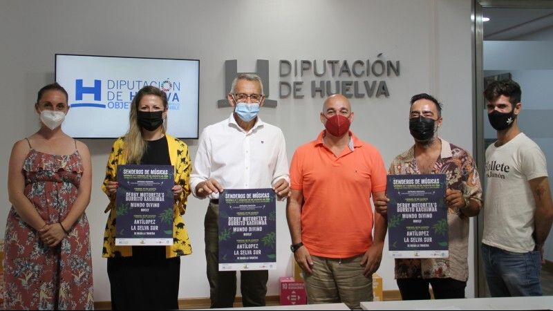 Grupos como Antílopez, Derby Motoreta's Burrito Kachimba y La Selva Sur estarán en el IV Festival ‘Senderos de Músicas’ en Cala