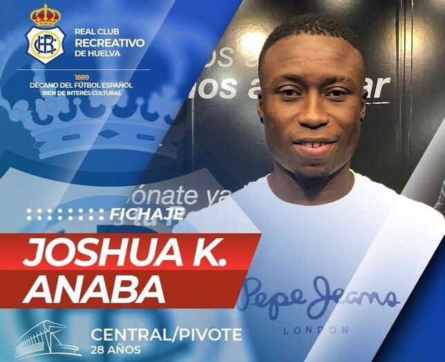 Ya van 22 fichajes en el Recre con el del central ghanés de 28 años Anaba