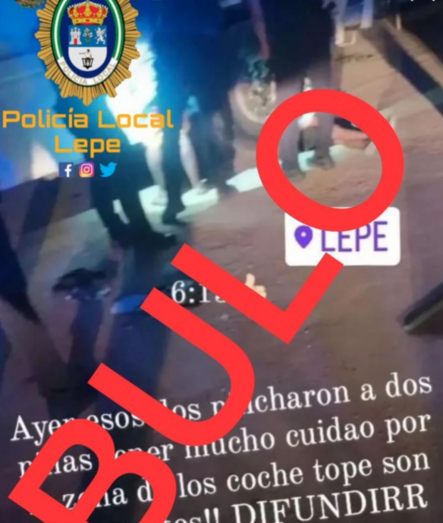 La Policía Local de Lepe desmiente que haya dos detenidos por pinchazos a menores en la feria