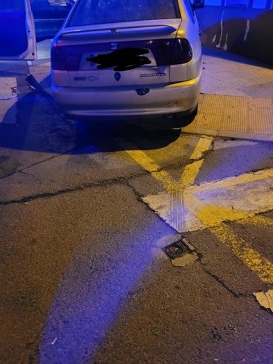 Herido en accidente en Ayamonte un conductor que cuatriplicaba la tasa permitida de alcohol