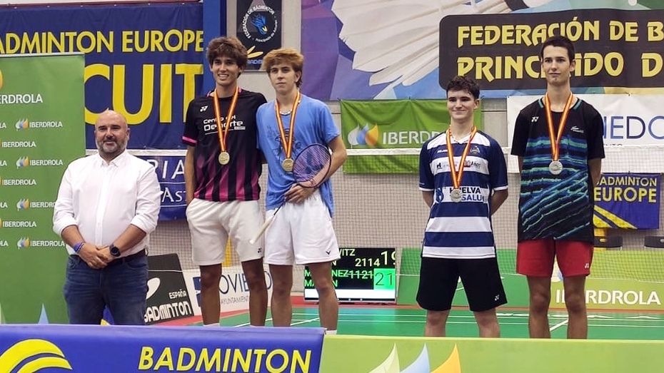 Doble plata de Álvaro Morán en el Spanish Junior Open de Oviedo