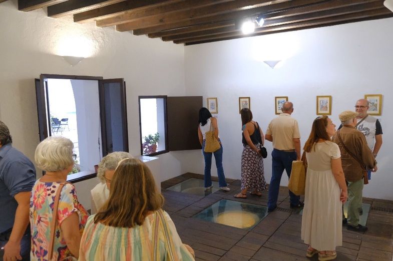 Ignacio Rodríguez plasma las calles de Ayamonte en la Casa Grande