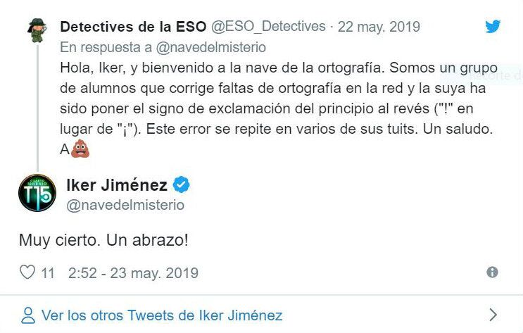 'Detectives de la ESO' en las redes sociales