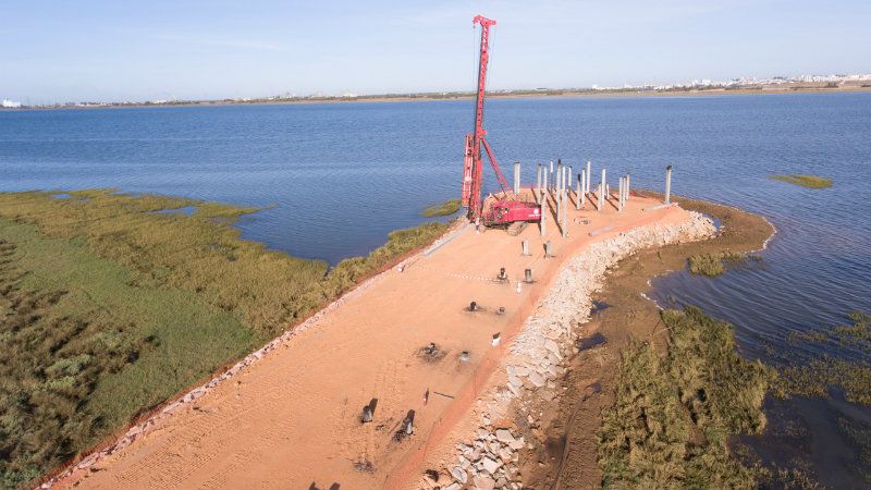 Comienzan las obras de restauración del histórico Muelle de la Calzadilla