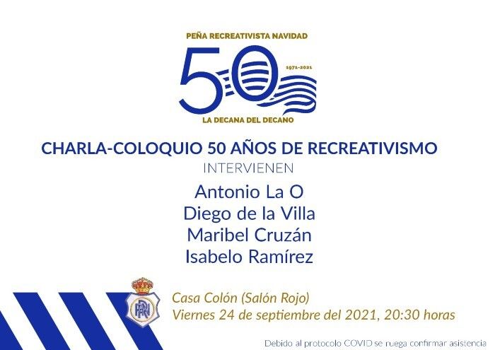 La peña Navidad celebra sus 50 años de historia con una charla-coloquio