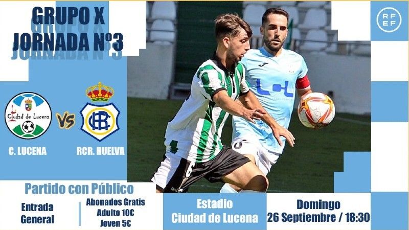Ya se conoce el horario y el precio de las entradas para el Ciudad de Lucena-Recre