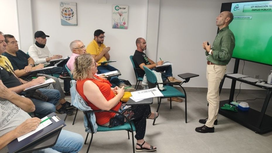 Delegados de CSIF se forman sobre los procesos de estabilización de las plantillas en los ayuntamientos