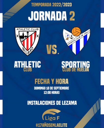 El Sporting Huelva debuta en la segunda jornada visitando al Athletic