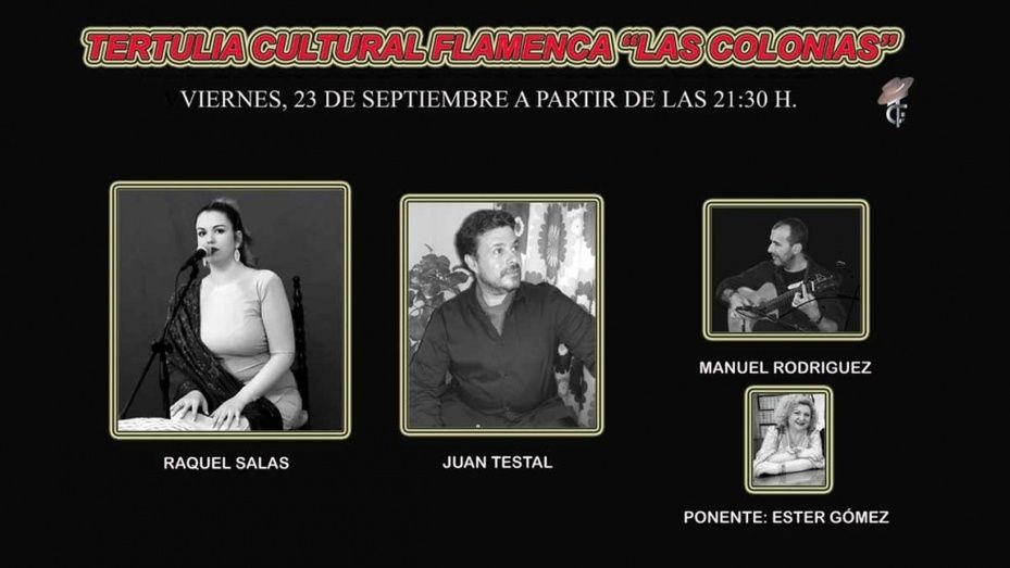 Arranca la temporada en la Tertulia Flamenca de Las Colonias con el cante de Raquel Salas y Juan Testal