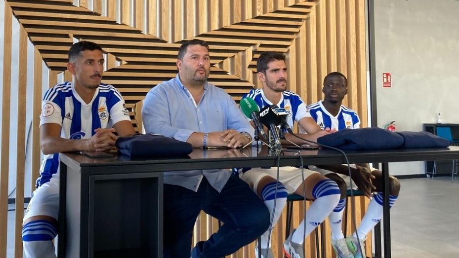 Dopi, Bernardo Cruz y Edmilson, ilusionados al volante albiazul: “La competitividad es muy buena en un equipo”