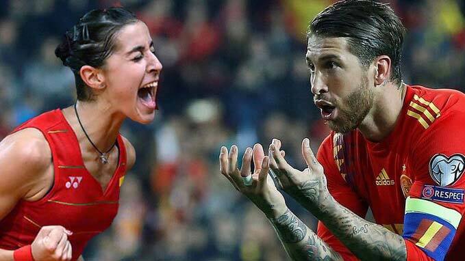 El runrún: Carolina Marín 'vapulea' a Sergio Ramos