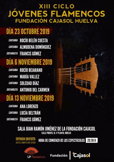 Rocío Belén y Almudena Domínguez abren el XIII Ciclo de Jóvenes Flamencos de Huelva