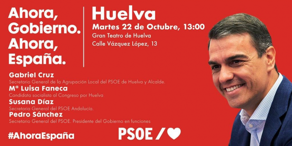 Pedro Sánchez abre este martes la precampaña en el Gran Teatro