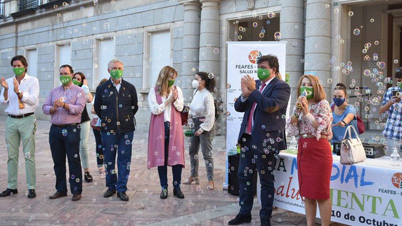 Feafes conmemora en Huelva el Día Mundial de la Salud Mental leyendo un manifiesto