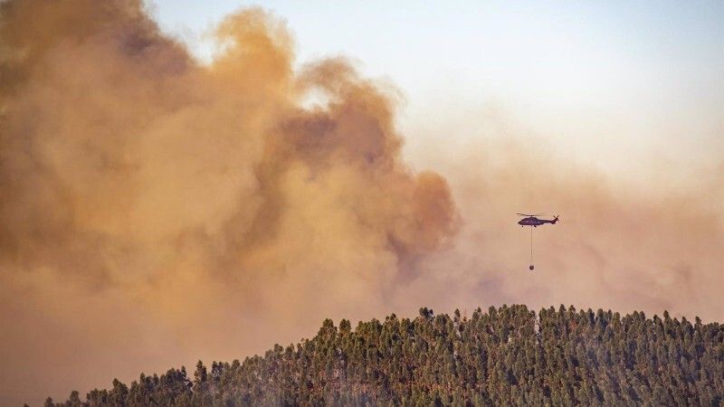 El incendio de Almonaster la Real, catalogado como el mayor de toda España en lo que va de 2020