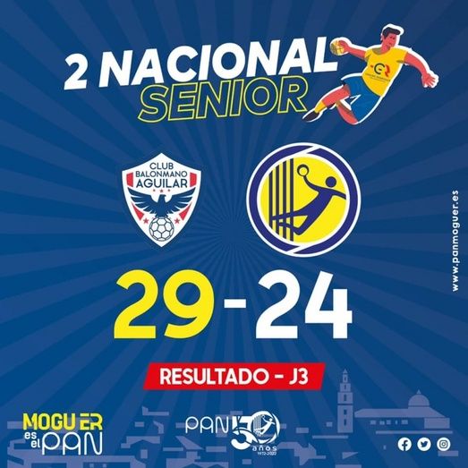 El PAN Moguer cae derrotado en Aguilar (29-24)