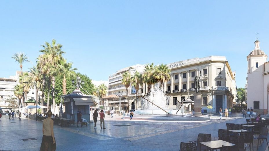 Las obras de la fuente de la plaza de las Monjas comenzarán después de Navidad