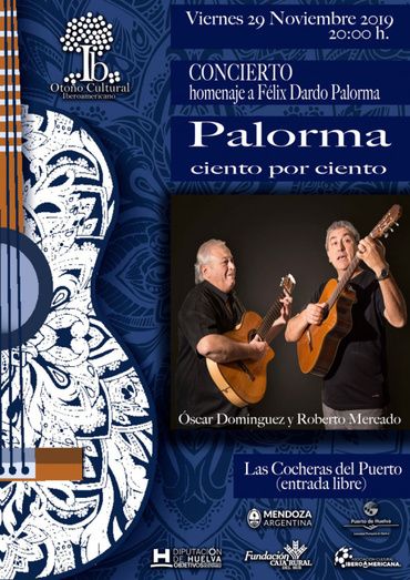 Roberto Mercado y Óscar Domínguez homenajean al poeta Félix Dardo Palorma en las Cocheras