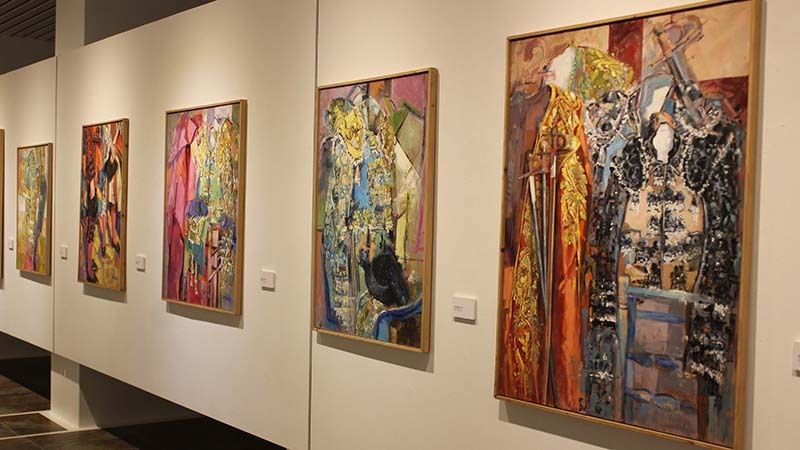Pintura y fotografía se dan la mano en 'Armonía', de Carmen Gómez y José Ramírez