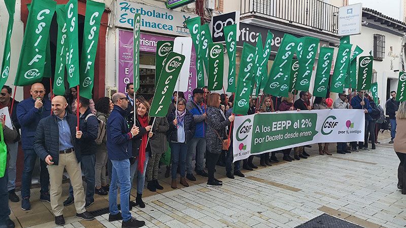 CSIF exige en la calle al Gobierno que cumpla sus promesas con los empleados públicos