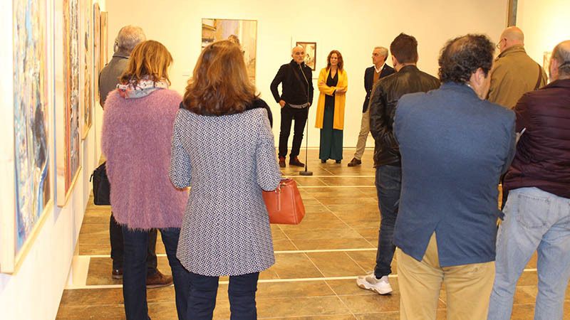 Pintura y fotografía se dan la mano en 'Armonía', de Carmen Gómez y José Ramírez