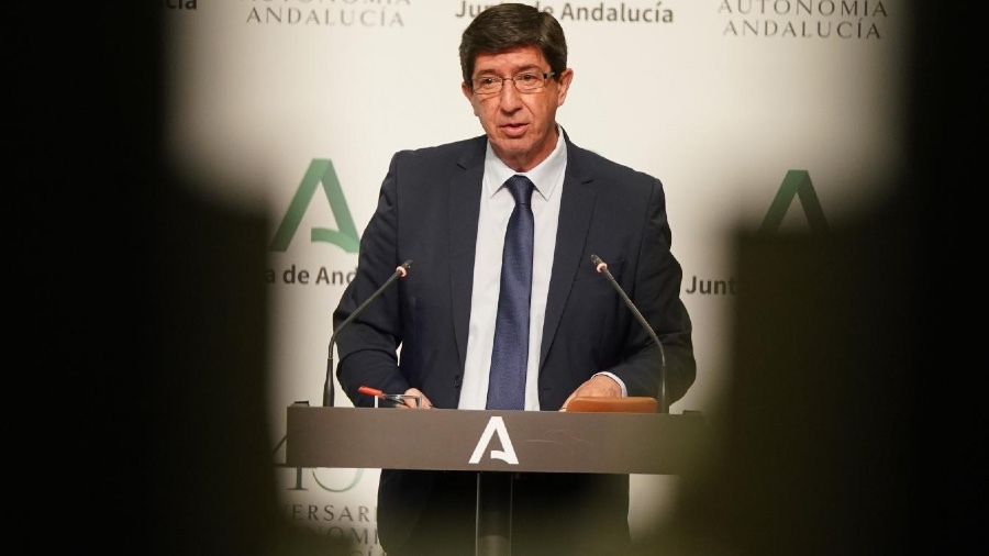 Juan Marín avisa de que el confinamiento 'puede llegar en los próximos días'