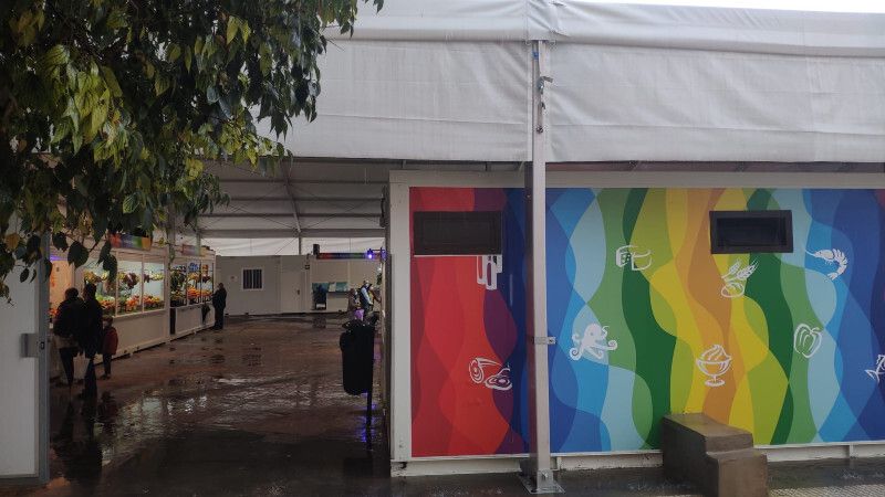 Vox vuelve a demandar soluciones ante la entrada de agua en el mercado de San Sebastián