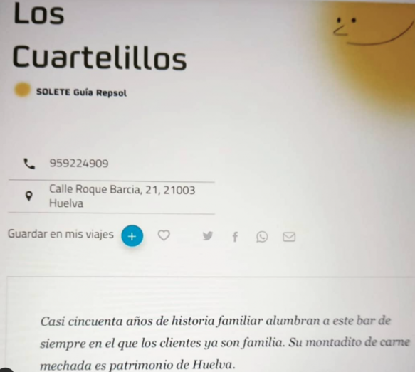 El runrún: La gastronomía onubense brilla como el sol