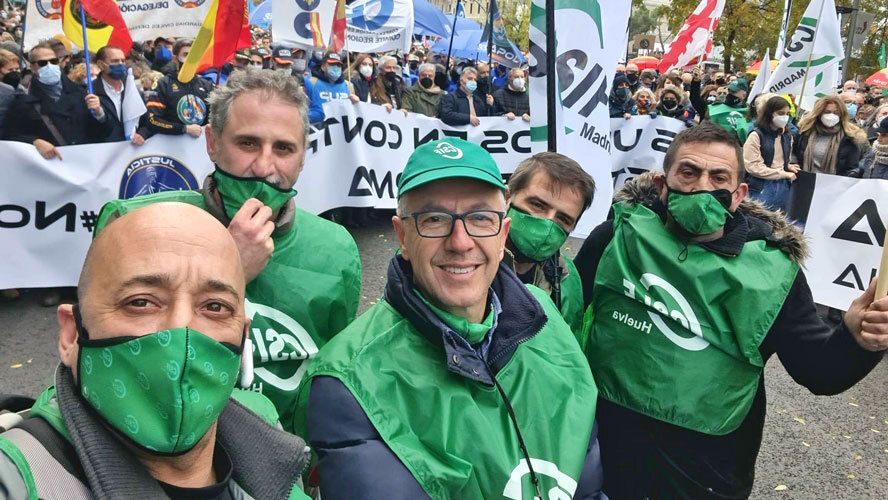 La Policía Local de Huelva apoya en Madrid a las Fuerzas de Seguridad