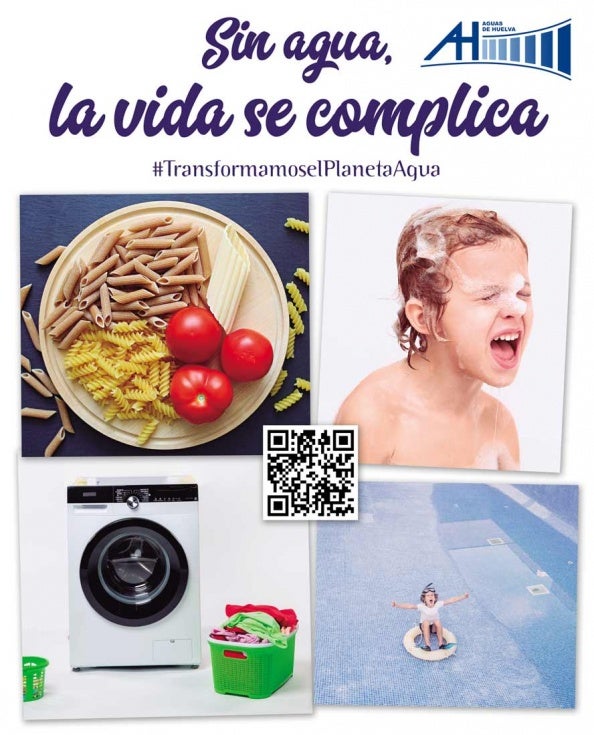 Aguas de Huelva lanza la campaña “sin agua la vida se complica” para fomentar su consumo responsable
