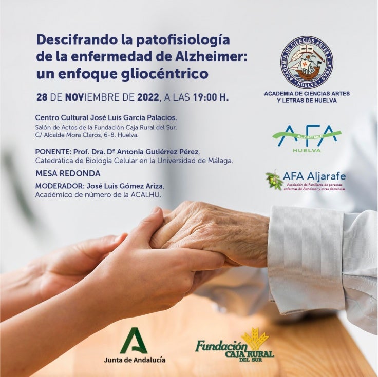 Conferencia en Huelva para analizar los mecanismos que condicionan el Alzheimer
