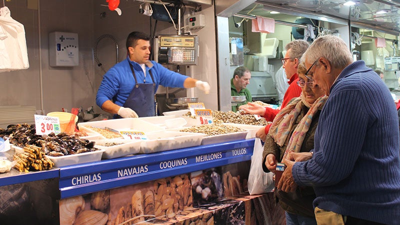 Marisco 'de buenísima calidad' y 'bajo precio' a las puertas de la Navidad