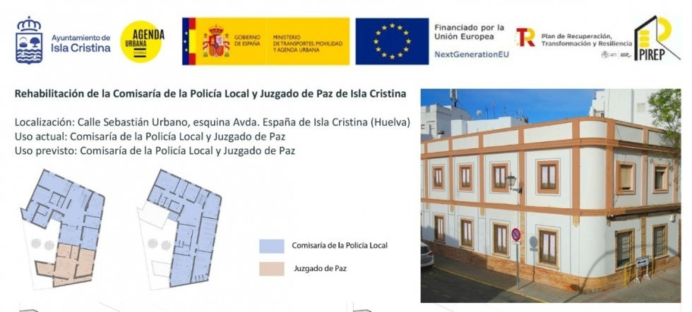 Subvención para rehabilitar la actual comisaría de la Policía Local de Isla Cristina