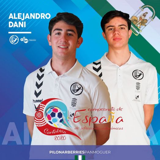 Alejandro Palomo y Dani Serrano jugarán con Andalucía el Campeonato de España