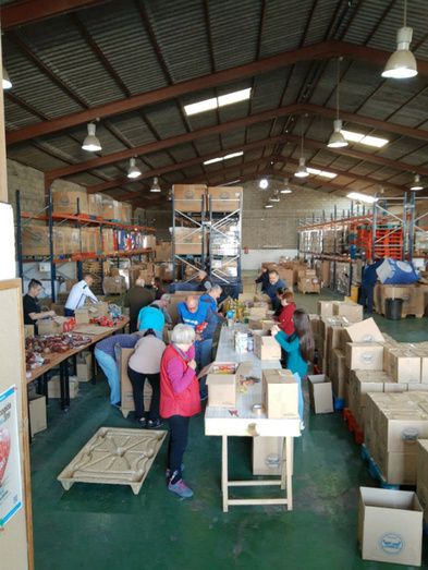 El Banco de Alimentos repartirá las tres próximas semanas los 120.000 kilos de la Gran Recogida 2019