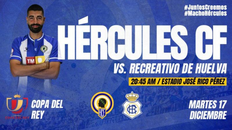 Indignación entre la afición del Hércules por los precios para el partido de Copa del Rey