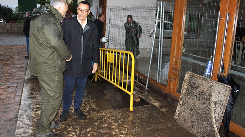 Ayuda de emergencia para Nerva: Diputación le ofrece 33.000 euros para hacer frente a los daños por las inundaciones