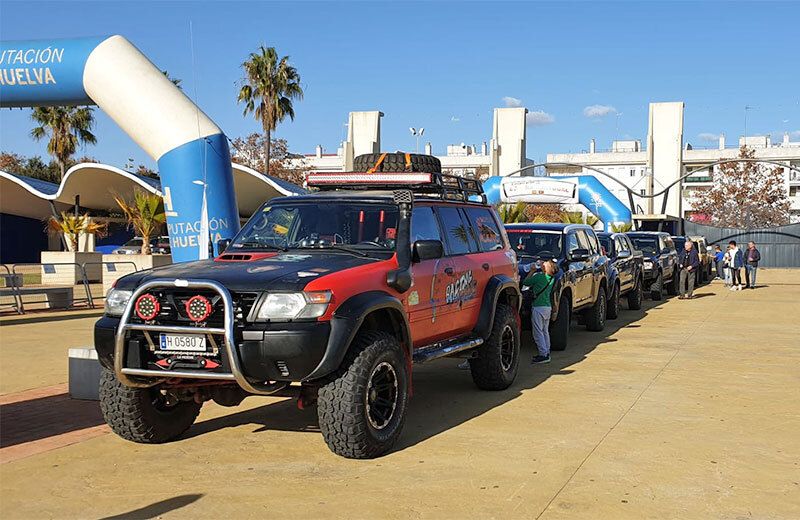 Isla Cristina acoge la II Concentración 'Kdd 4x4' con la asistencia de noventa vehículos venidos de Andalucía y Portugal