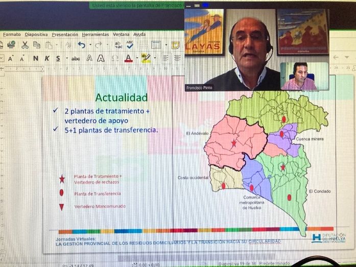 La gestión provincial de los residuos domiciliarios y su circularidad, objeto de unas jornadas virtuales de Diputación
