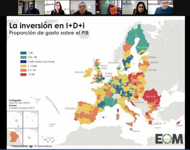 El nuevo Plan de Recuperación para Europa centra el webinar organizado por el Centro de Información Europea de Diputación