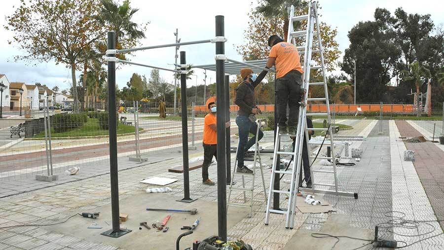 Palos de la Frontera contará con un nuevo circuito de calistenia